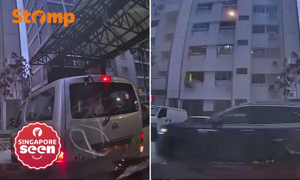 Motorist chases hit-and-run van driver in Tampines