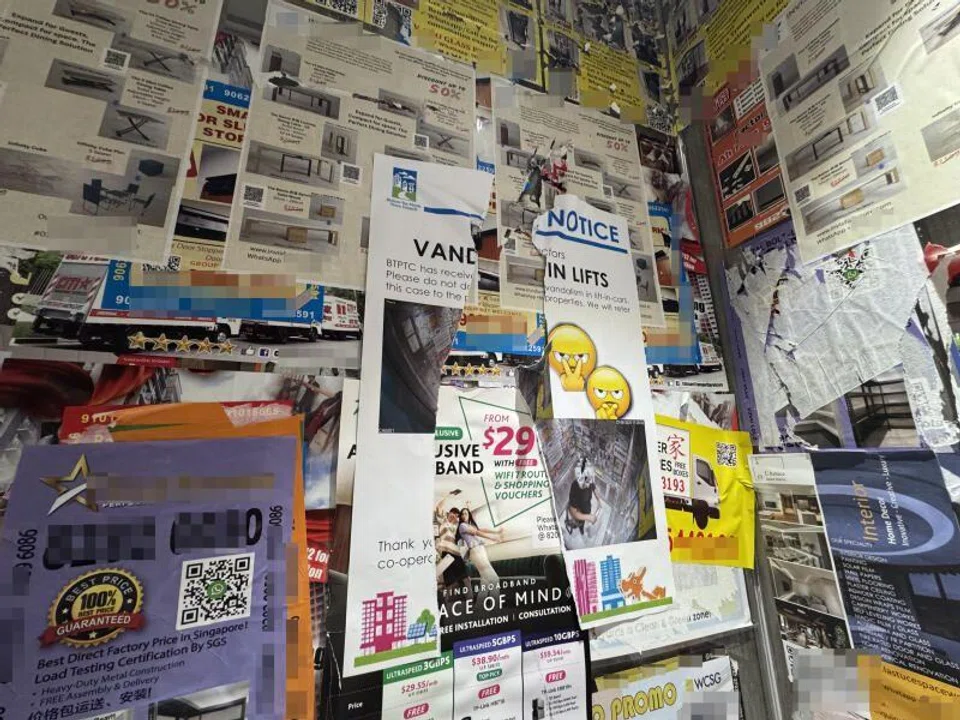 Slashed flyers in the lft
