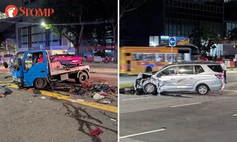 Lorry driver unconscious after King George's Ave accident, police looking for car driver who left scene