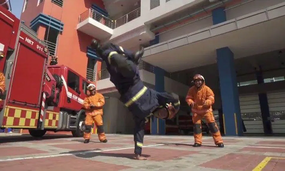 Nobody celebrates the end of the week better than the SCDF