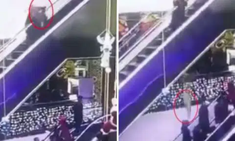 Woman trips over dress and drops baby to death in Uzbekistan shopping mall