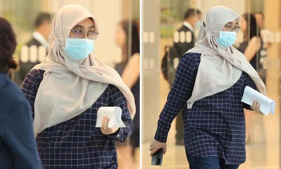 Norwahidah Johari (pictured) started abusing Ms Putri Rizki Amelia, just five months after the offender’s husband employed the maid. PHOTOS: SHIN MIN DAILY NEWS