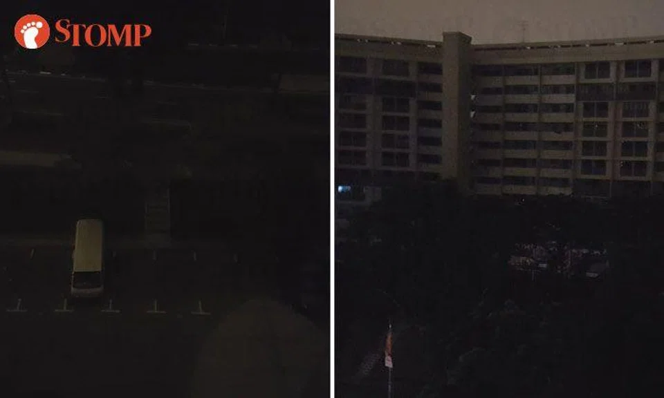 Photos of carpark and neighbourhood of Bedok North Street 1 taken from Block 201. Photos: A Stomper