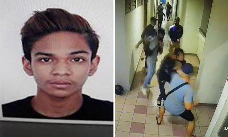Muhammad Ilham Noordin is accused of being armed with a weapon while rioting at People's Park Centre on May 10, 2020. PHOTOS: SINGAPORE POLICE FORCE, FACEBOOK