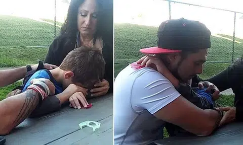 Heartbreaking video of 8-year-old crying over mum's death due to heroin overdose