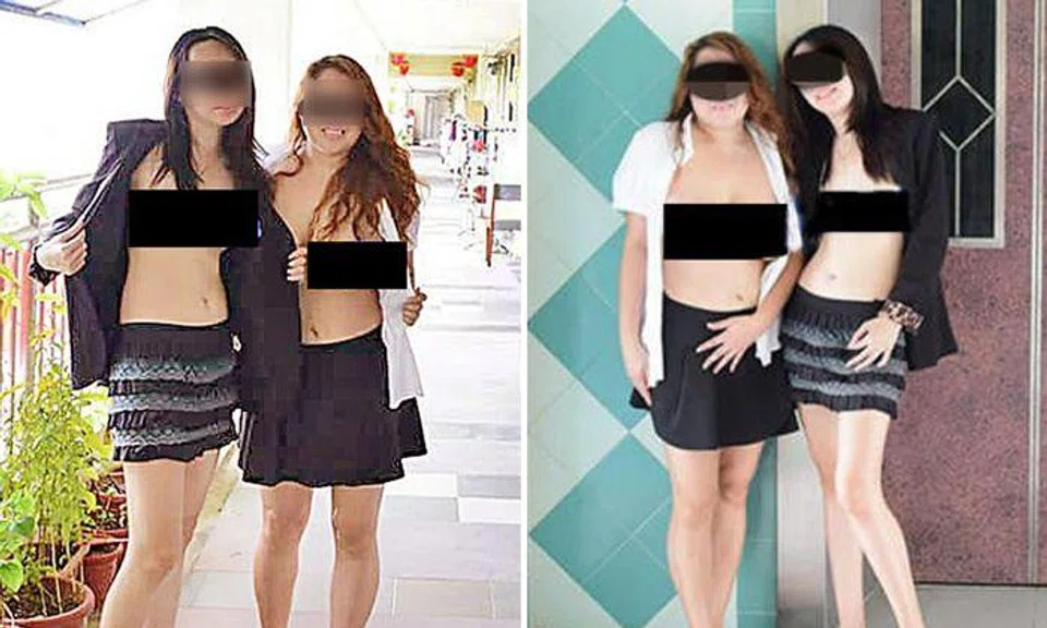 Photos of women flashing their breasts at HDB lift lobby and corridor spark outrage