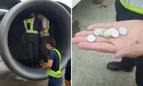 Elderly Chinese woman throws coins into plane engine for 'good luck' -- and causes 5-hour delay