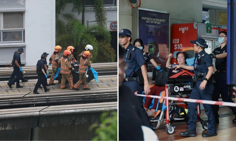 68-year-old man believed to have fallen onto tracks at segar lrt and got severed into half by oncoming train, relatives break down after identifying body