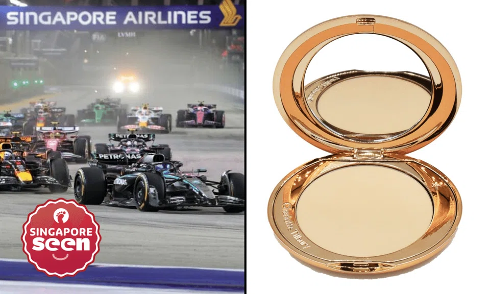 F1 security 'uncle' confiscates woman's compacts, claims mirror can be used to reflect light into drivers' eyes