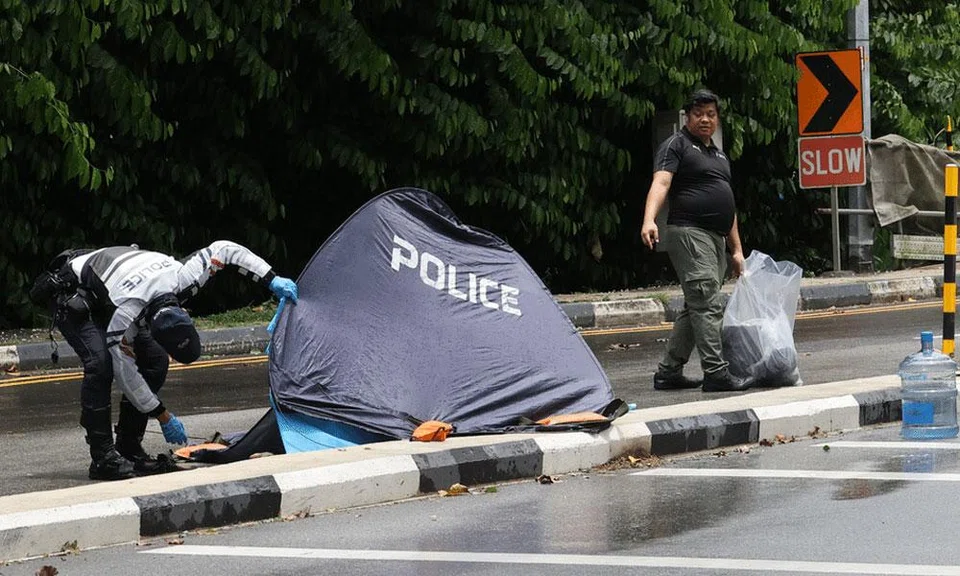 The 29-year-old motorcyclist was pronounced dead at the scene by an SCDF paramedic.