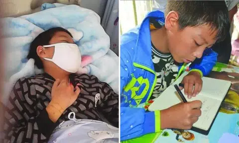 Boy with leukemia travels 400km for treatment alone right before he goes to school