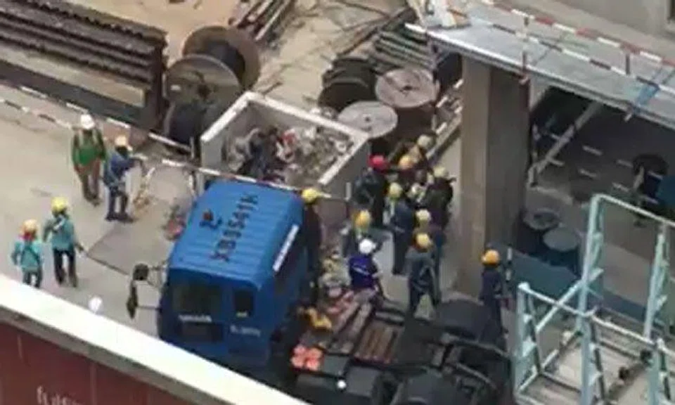 Man suffers minor injuries in incident at HDB worksite in Punggol