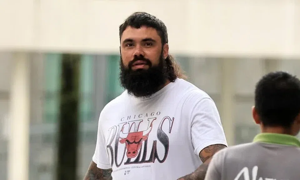 Moncrieff Marli Curtis Philip arriving at State Courts on Jan 14, 2025.