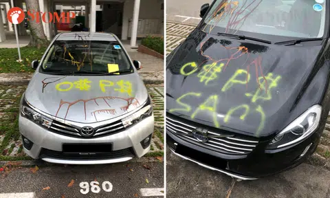 Bad day for owners of these cars parked at Yishun St 61