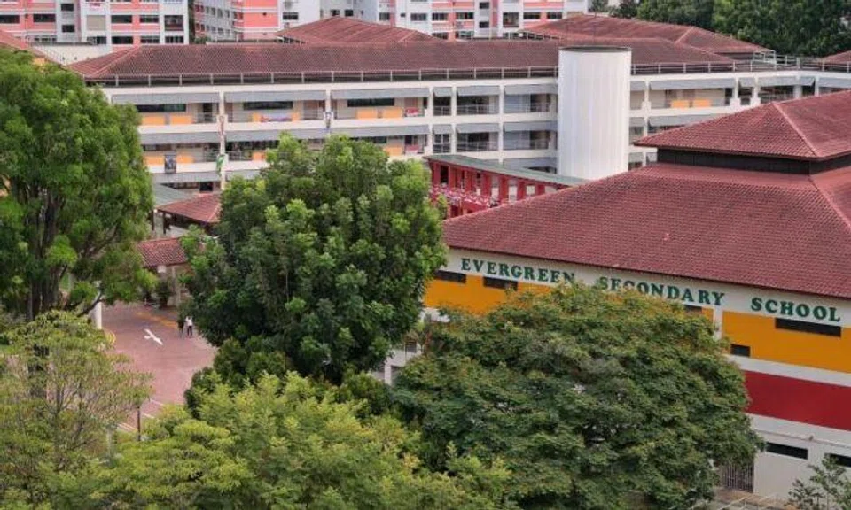 Staff of the school in Woodlands reported the bomb threat to the police at around 7.40am on Thursday. Photo: The Straits Times