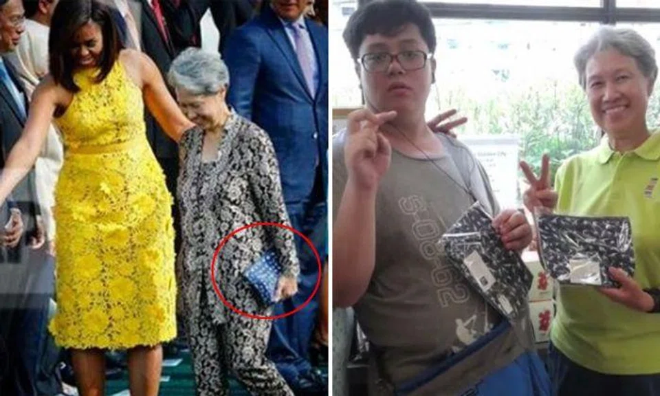 Mrs Lee spotted carrying dinosaur purse in USA visit: It was designed by Pathlight student