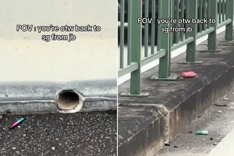 Vapers dump devices on Causeway before entering Singapore