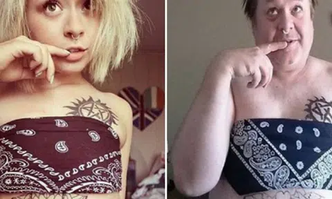 Dad trolls daughter by recreating her selfies, ends up with more followers than her