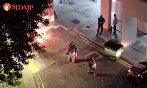 Bukit Panjang residents woken up by loud blasts after rubbish catches fire