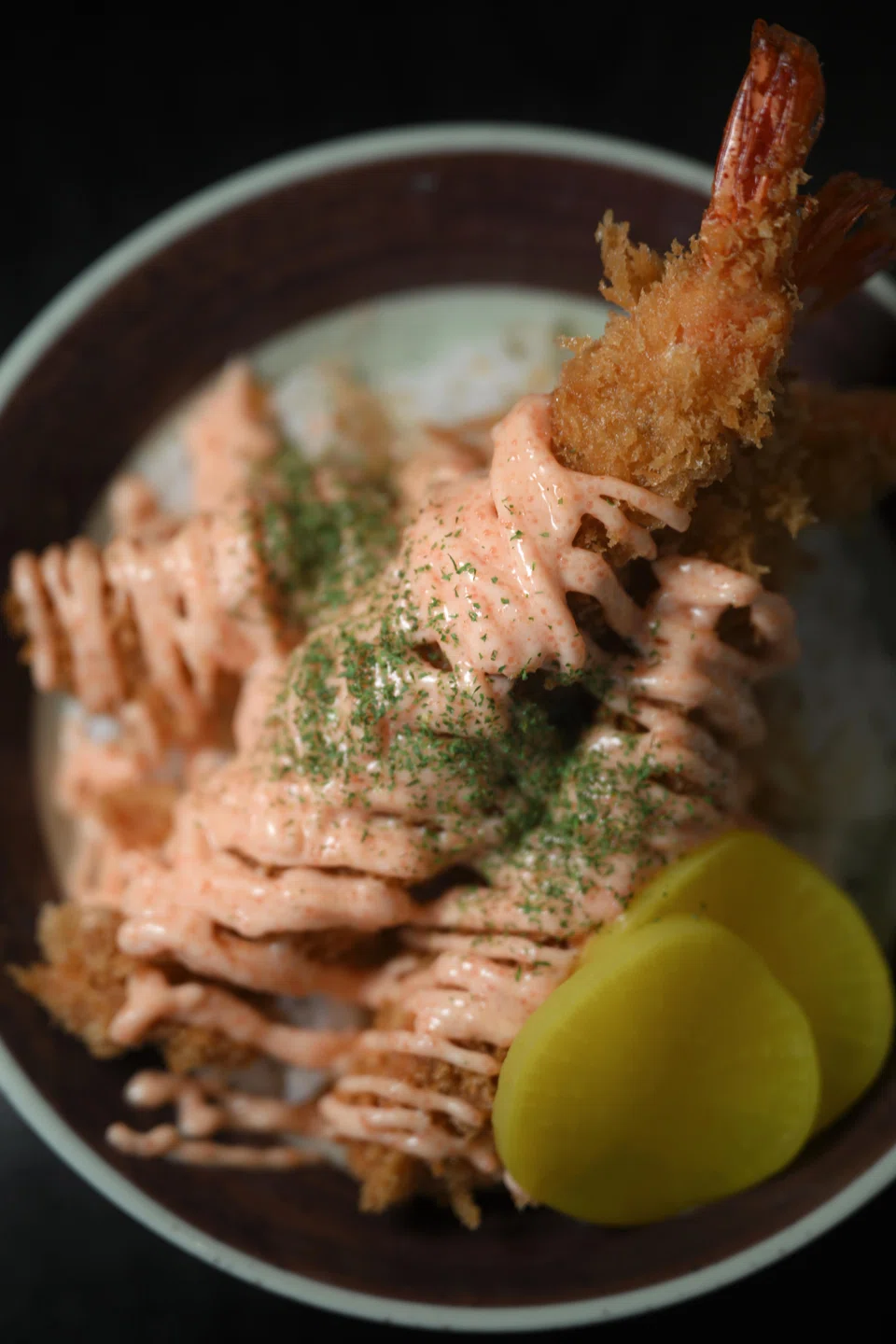 Mentai Ebi Fry Don at Haru-Haru.