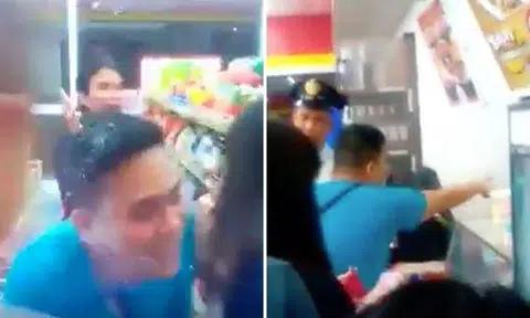 Filipino man throws loaf of bread at cashier when told not to cut queue, gets 'treated' to free milkshake