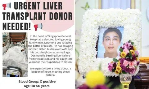 He fell into a coma from acute liver failure on Christmas Day, prompting his family to issue an urgent plea for liver donors.