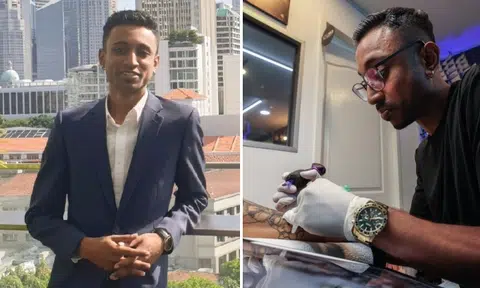 Ex-paralegal once aspired to be lawyer, now tattoos 20 clients a month at back of hair salon