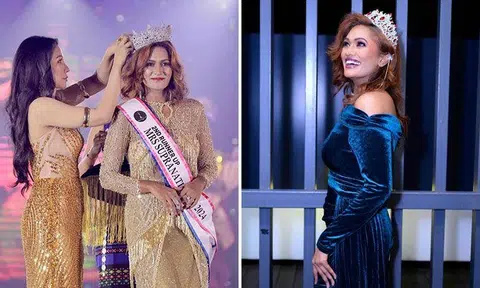 Ms Shajeeta secured third place and earned the title of 'Mrs. Friendship' at the Mrs. Supranational 2024 competition in Myanmar last November. PHOTOS: MRS SUPRANATIONAL 2024 PAGEANT