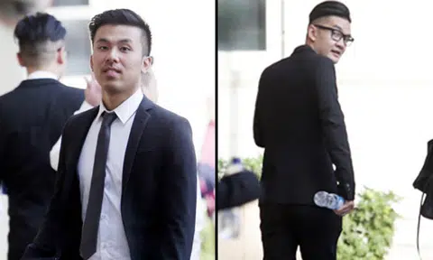 Three Britons on trial for allegedly taking turns to rape woman at Carlton Hotel