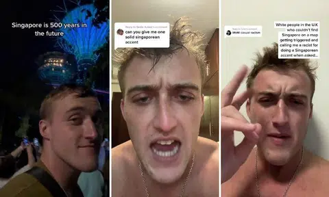 A former expatriate’s attempt at Singlish in a TikTok video seems to have divided netizens on the matter, especially after he was called out by one for being racist.