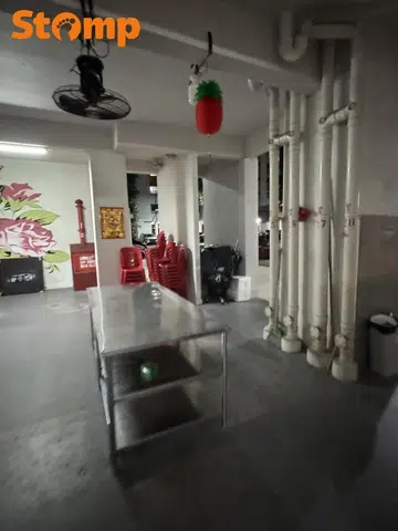 yishun void deck used as private storeroom