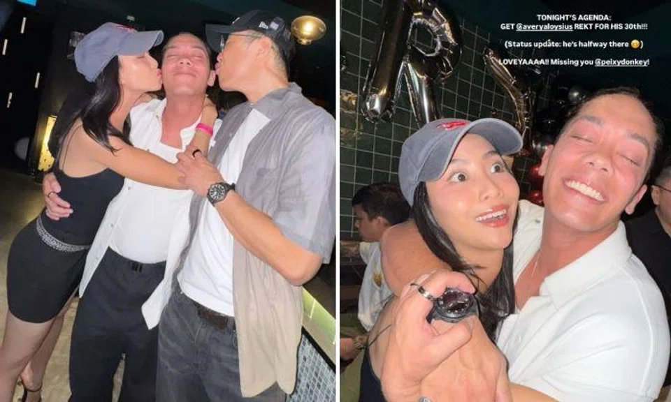 Sonia Chew with Avery Aloysius Yeo