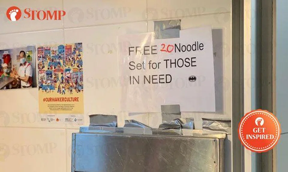 Vegetarian hawker stall at Our Tampines Hub offers 20 free meals for needy
