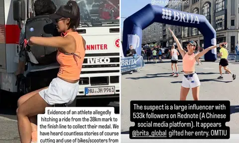 Influencer who cheated in Berlin Marathon dropped by sponsor