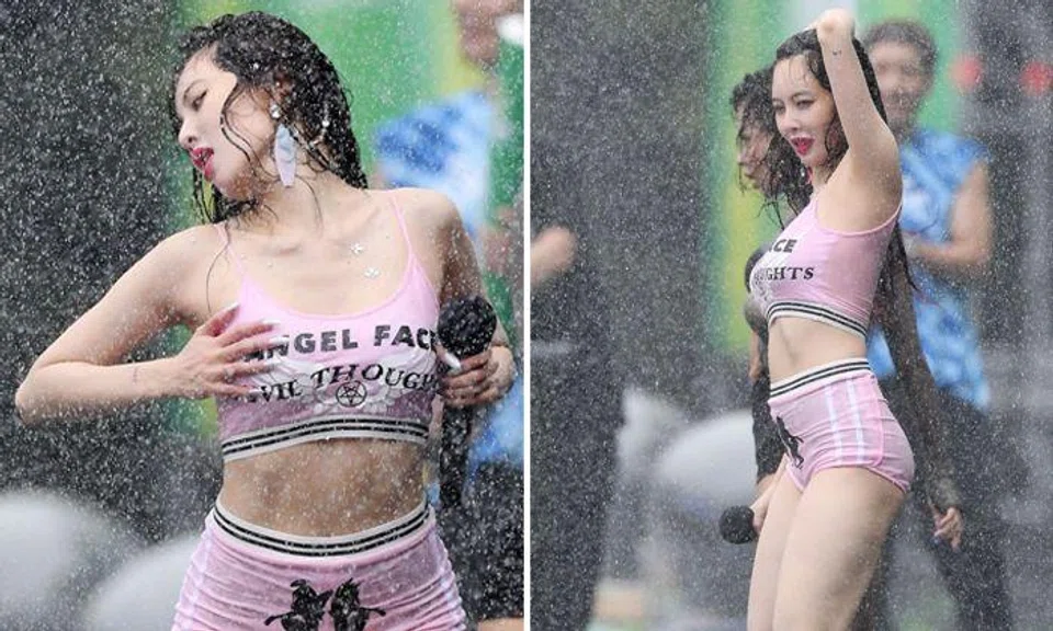 HyunA slammed for being 'cheap' and 'attention-seeking' over seductive outfit on stage