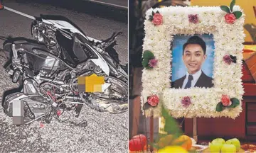 The manager of the car dealership where motorcyclist Joash Fung worked before his death has denied claims that he was called back last minute to work.