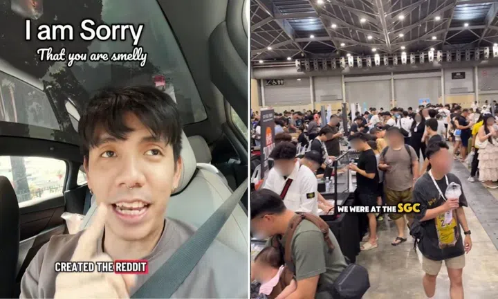 card show attendees smelly 