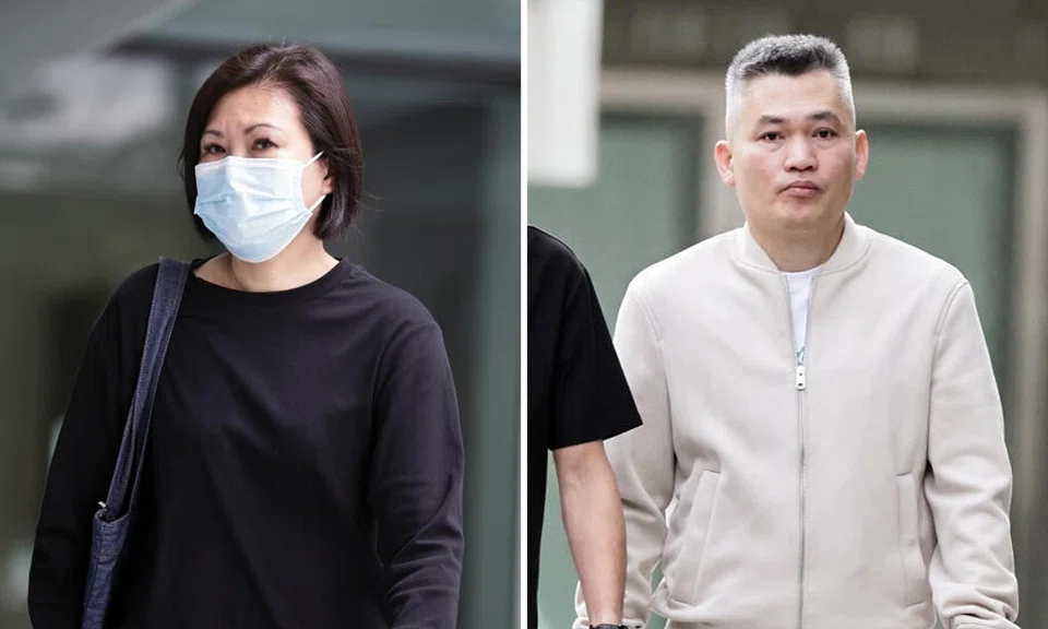 Florence Choo Li Jin (left) and Anthony Ng Zi Qin had allegedly received over $1 million from love scam victims and converted the money to Bitcoin.
