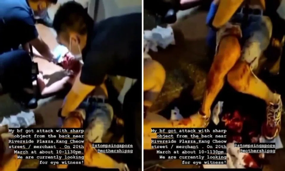 Mr Chua was walking to a convenience store in the vicinity at around 10.45pm when Wong and Amirul attacked him from behind.