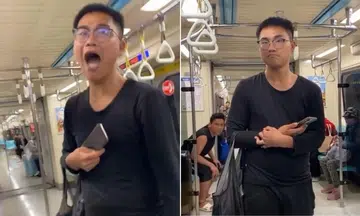 Man allegedly hits mother of 4 on Taipei MRT after seeing her smack toddler's hand