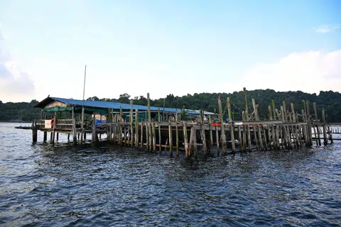 Mr Timothy Ng’s kelong E63 near Pulau Ubin, pictured on June 20, 2024.