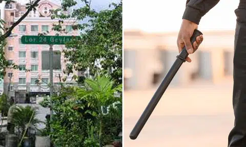 2 men allegedly assault couple with baton during dispute in Geylang