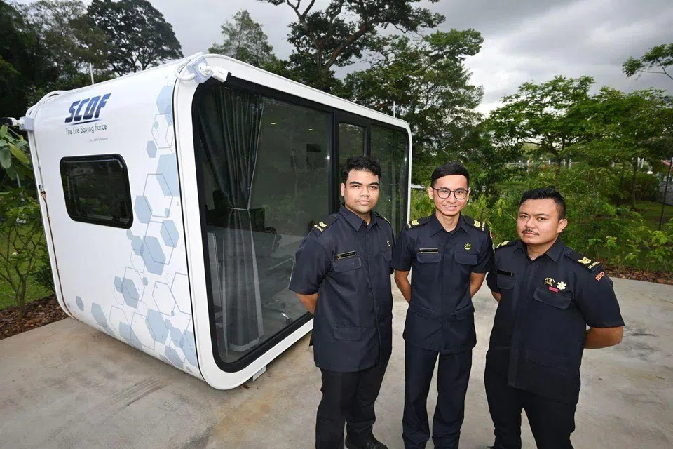 The pod is part of SCDF’s plans to meet the increasing demand for emergency medical services. 