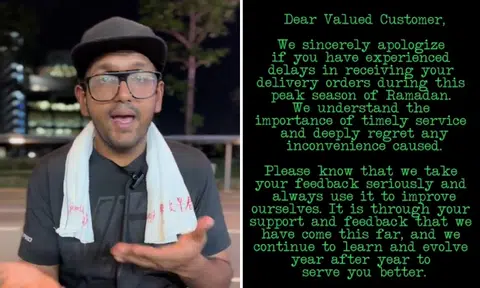 Original Vadai apologises for late delivery, manager's messages 'may not have been totally professional'