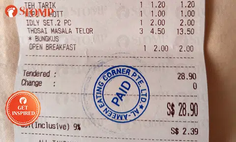 Stranger lets couple share seats at Marsiling eatery on CNY -- then covers their bill