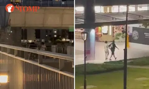 Couple's quarrel turns violent outside Tengah mall: 'There was choking, hair-pulling and slapping'