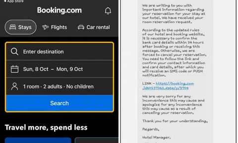 More travellers using Booking.com conned by scammers posing as hotel representatives