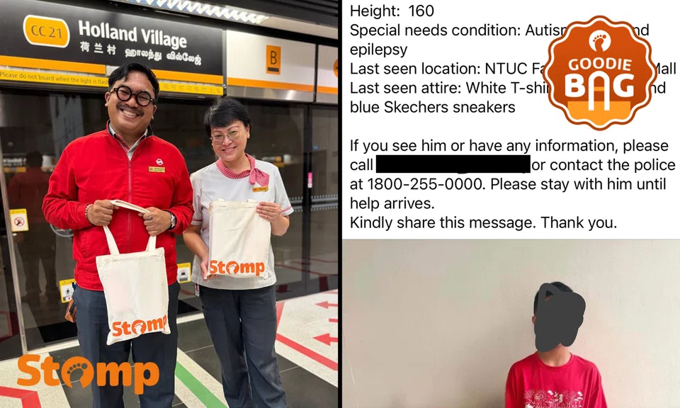 Lost teen reunited with dad thanks to SMRT staff