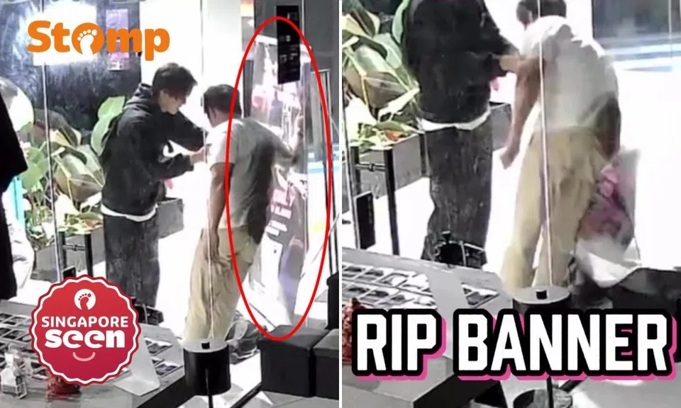 Muay thai studio boss wants culprit who ripped his display in Grid mall to take responsibility