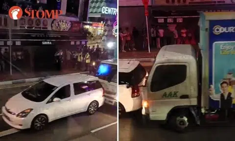 Lorry driver arrested for drink driving after accident with car in Serangoon, woman taken to hospital